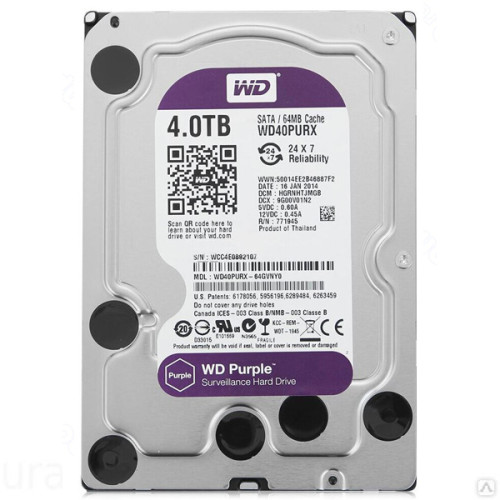 Жесткий диск SATA-3 4 TB WD Purple